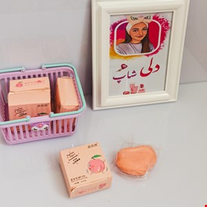صابون سفید کننده و ضد جوش بدن  با عصاره هلو