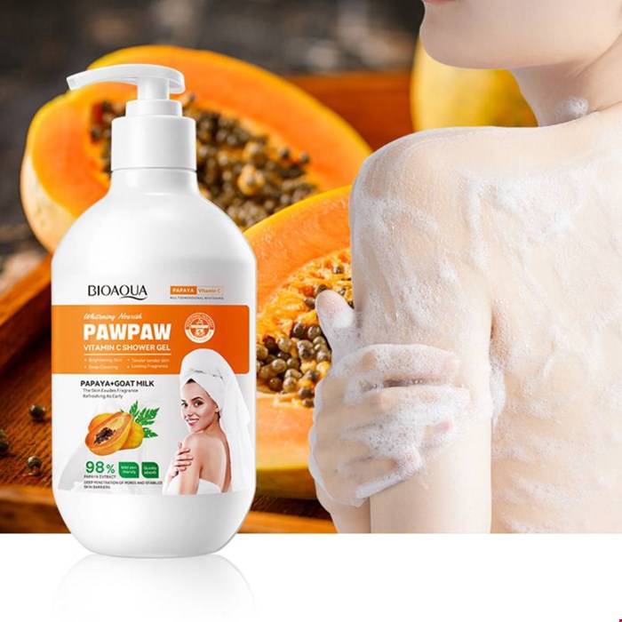 شاورژل ویتامین سی و پاپایا بیواکوا